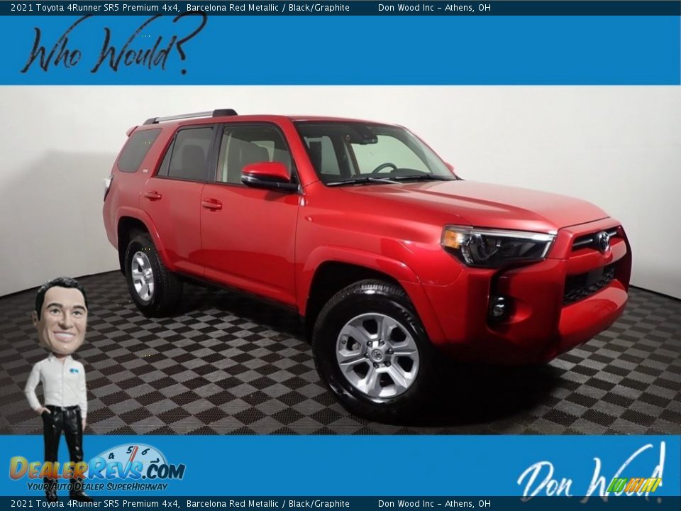 2021 Toyota 4Runner SR5 Premium 4x4 Barcelona Red Metallic / Black/Graphite Photo #1