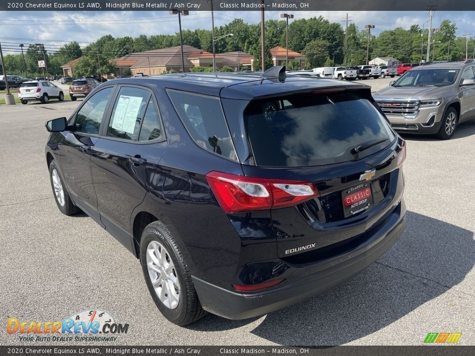 2020 Chevrolet Equinox LS AWD Midnight Blue Metallic / Ash Gray Photo #2
