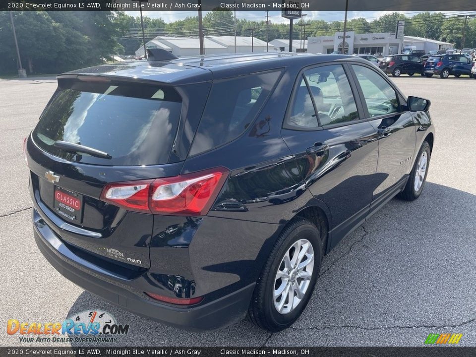 2020 Chevrolet Equinox LS AWD Midnight Blue Metallic / Ash Gray Photo #3
