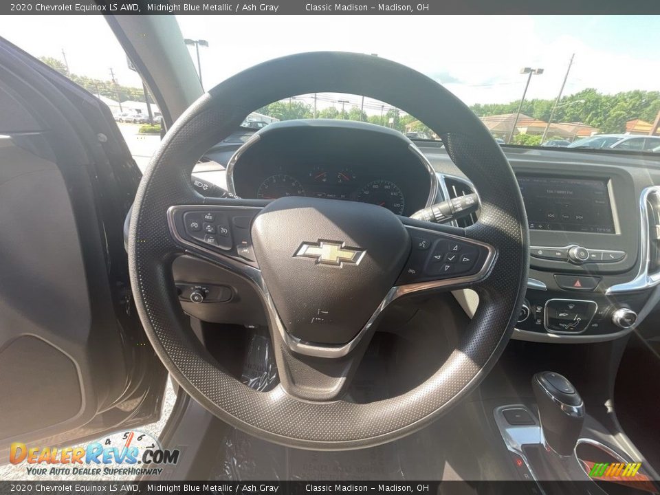 2020 Chevrolet Equinox LS AWD Midnight Blue Metallic / Ash Gray Photo #9
