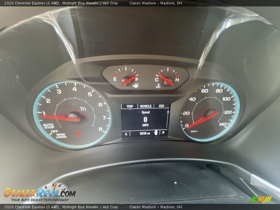 2020 Chevrolet Equinox LS AWD Midnight Blue Metallic / Ash Gray Photo #10