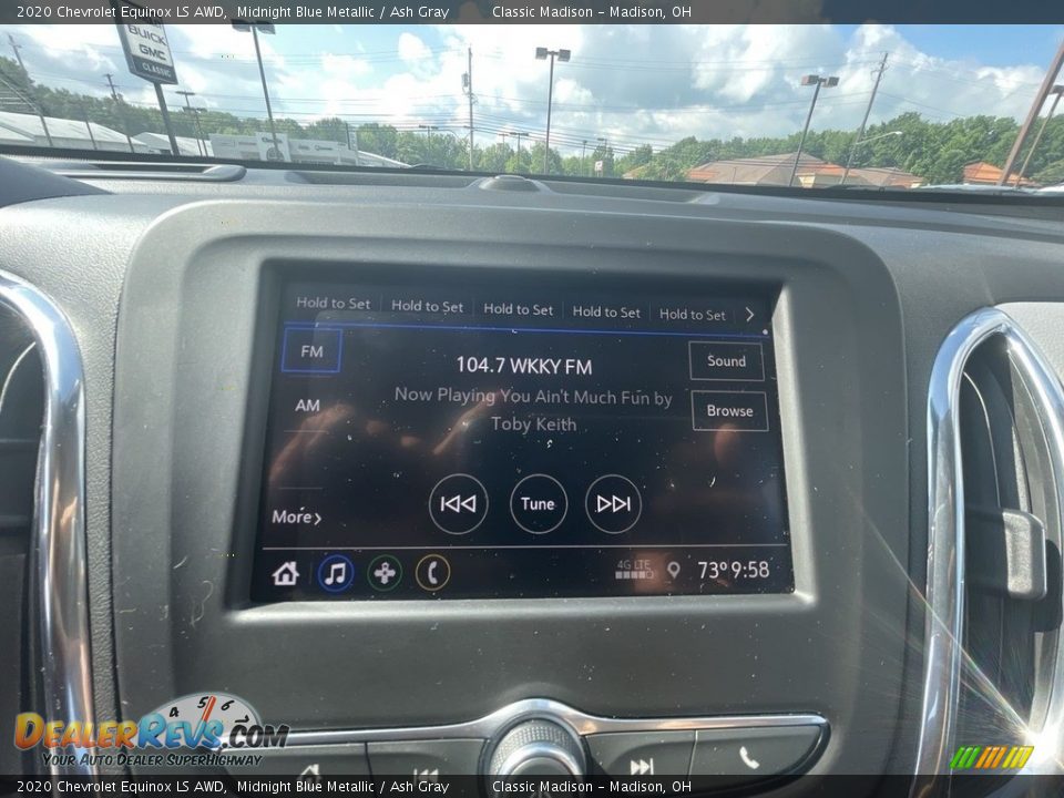 2020 Chevrolet Equinox LS AWD Midnight Blue Metallic / Ash Gray Photo #11