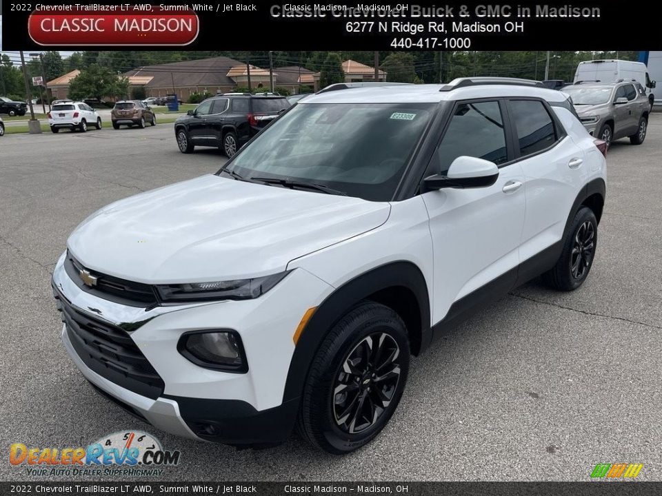 2022 Chevrolet TrailBlazer LT AWD Summit White / Jet Black Photo #1
