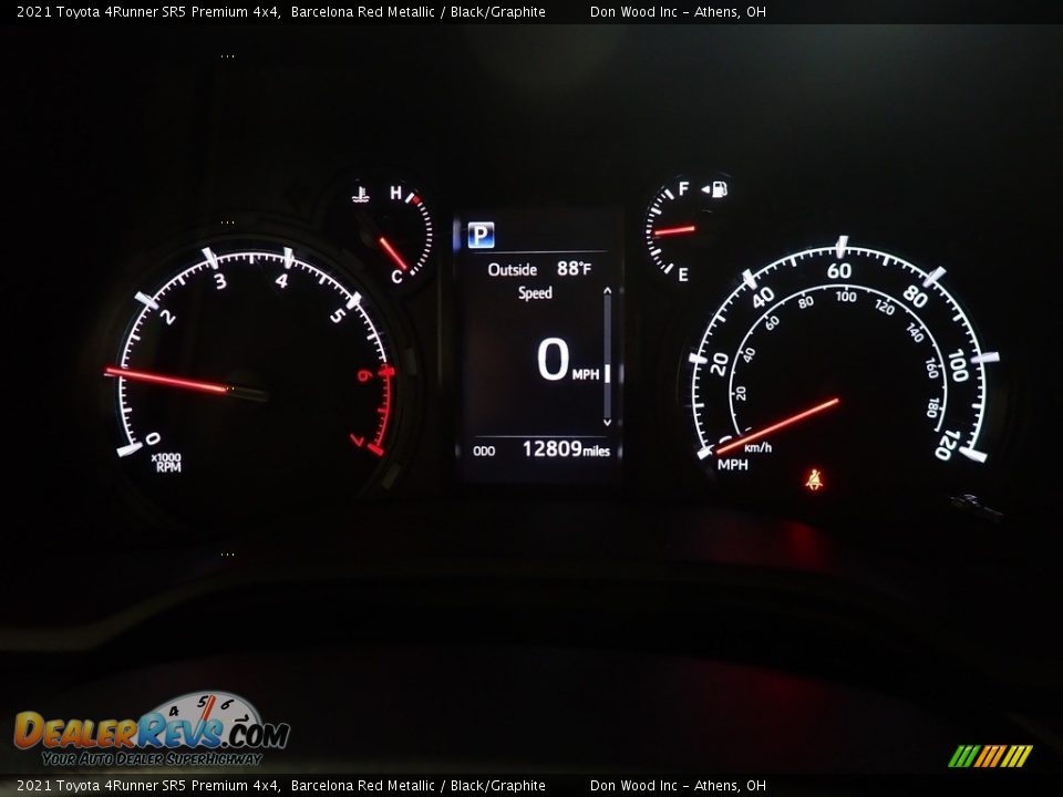 2021 Toyota 4Runner SR5 Premium 4x4 Barcelona Red Metallic / Black/Graphite Photo #31
