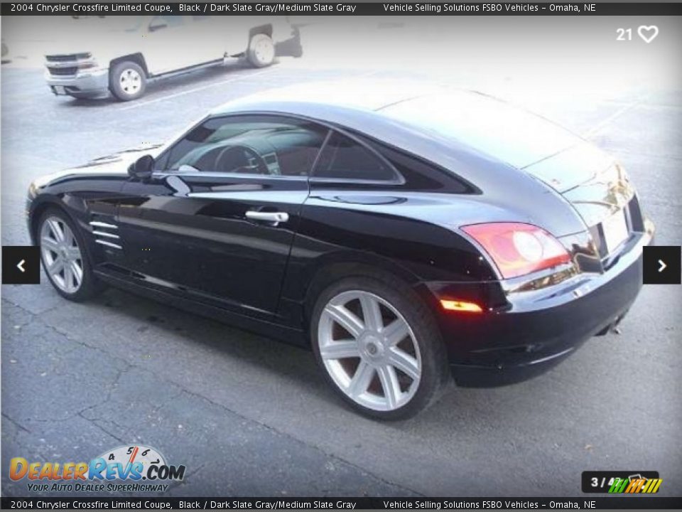 2004 Chrysler Crossfire Limited Coupe Black / Dark Slate Gray/Medium Slate Gray Photo #2