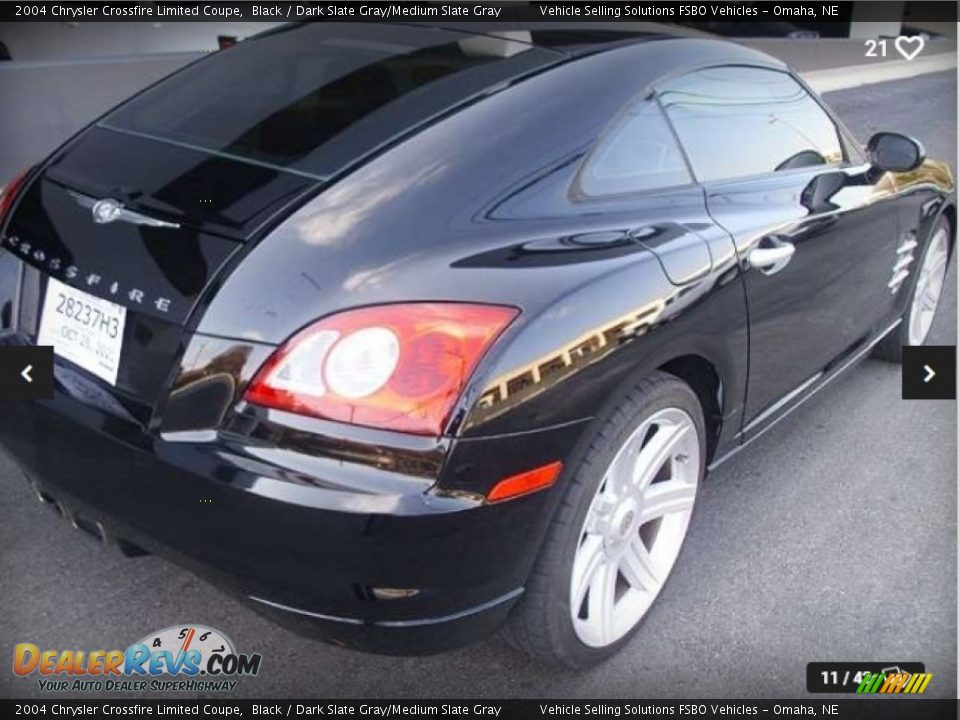 2004 Chrysler Crossfire Limited Coupe Black / Dark Slate Gray/Medium Slate Gray Photo #5
