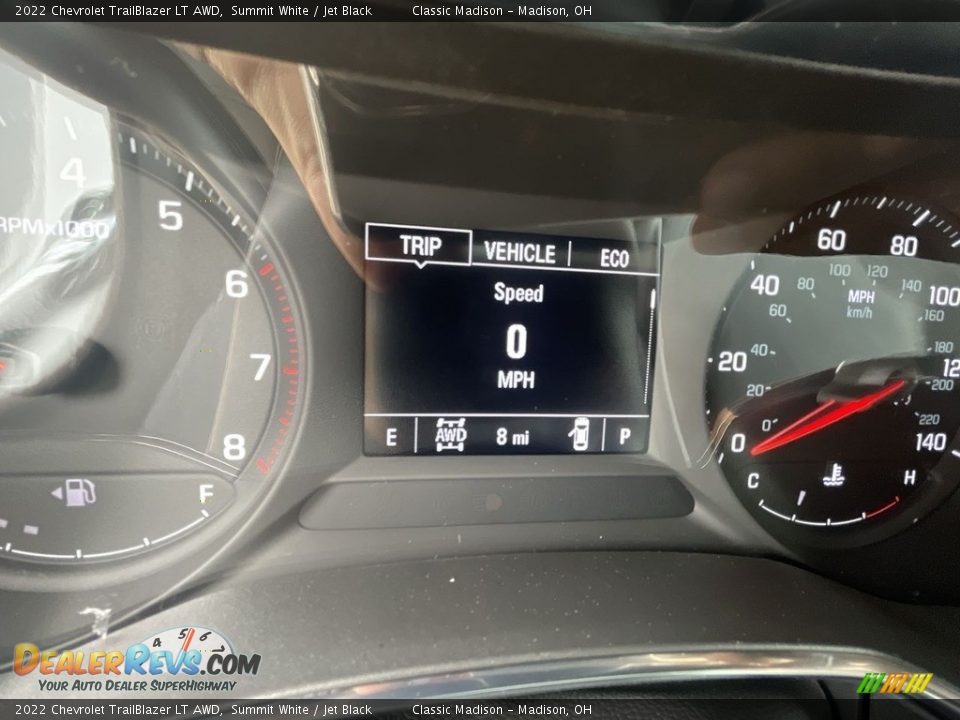 2022 Chevrolet TrailBlazer LT AWD Gauges Photo #10