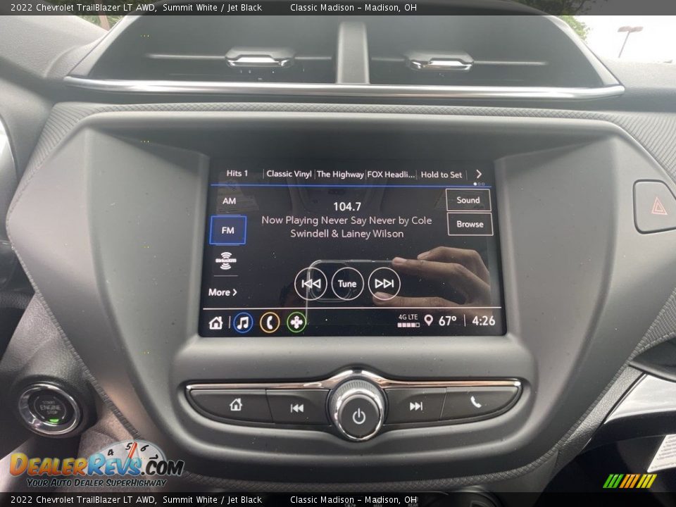 Controls of 2022 Chevrolet TrailBlazer LT AWD Photo #11