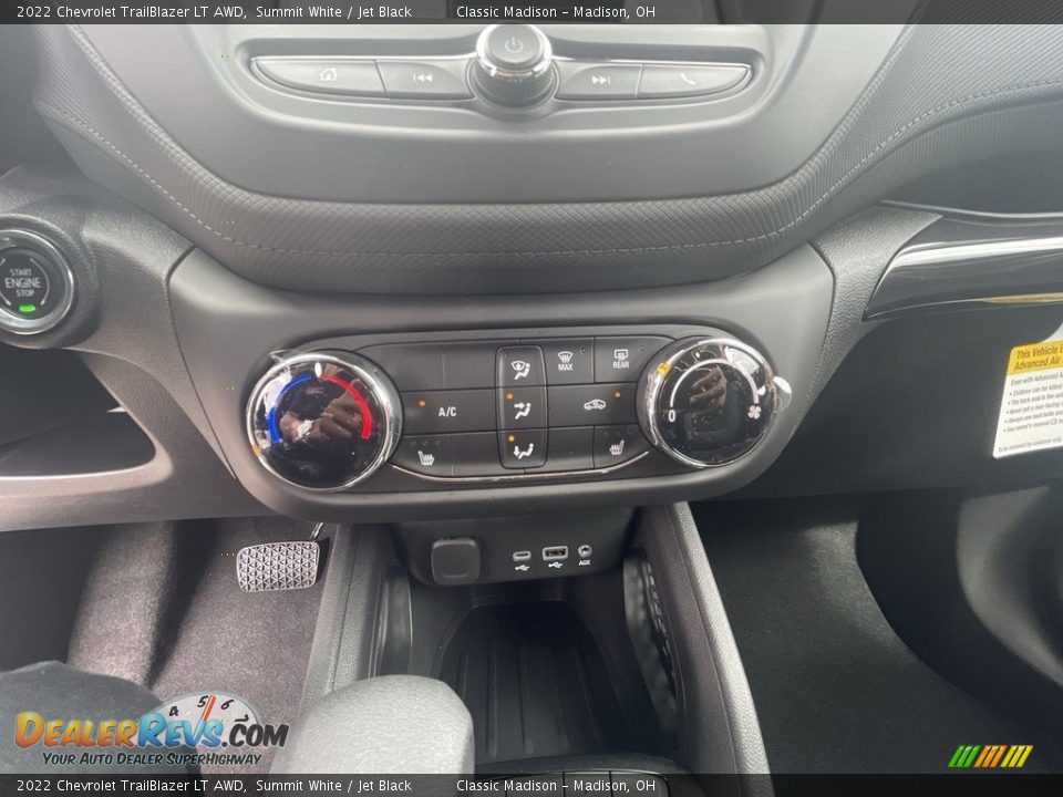 2022 Chevrolet TrailBlazer LT AWD Summit White / Jet Black Photo #13