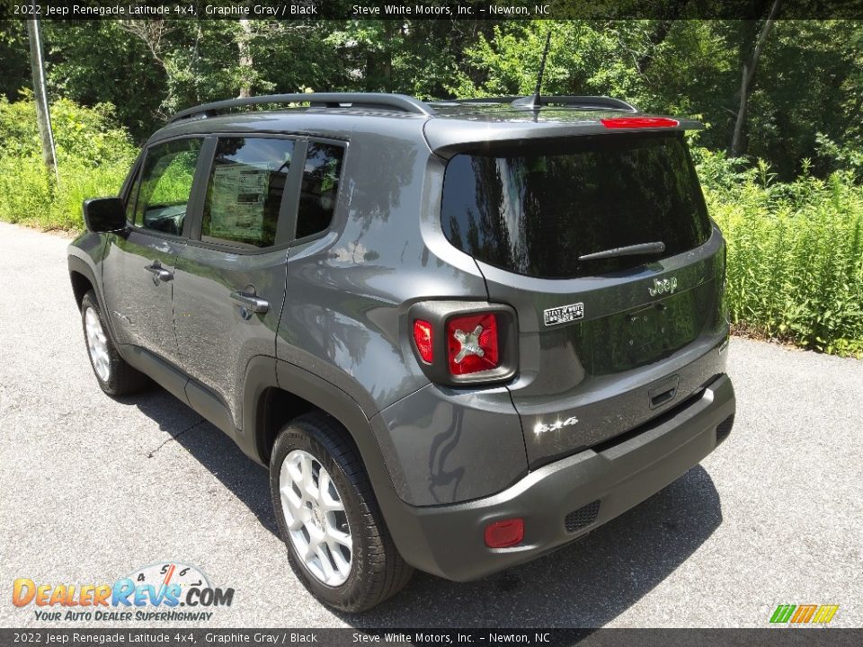 2022 Jeep Renegade Latitude 4x4 Graphite Gray / Black Photo #8