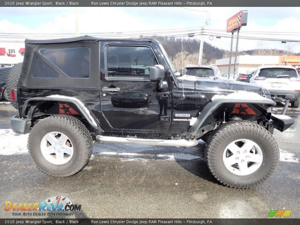 2016 Jeep Wrangler Sport Black / Black Photo #7