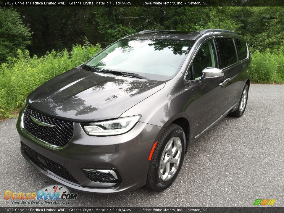 2022 Chrysler Pacifica Limited AWD Granite Crystal Metallic / Black/Alloy Photo #2