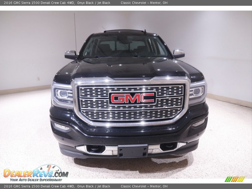 2016 GMC Sierra 1500 Denali Crew Cab 4WD Onyx Black / Jet Black Photo #2