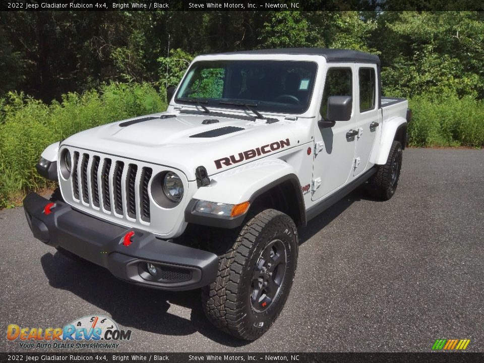2022 Jeep Gladiator Rubicon 4x4 Bright White / Black Photo #2