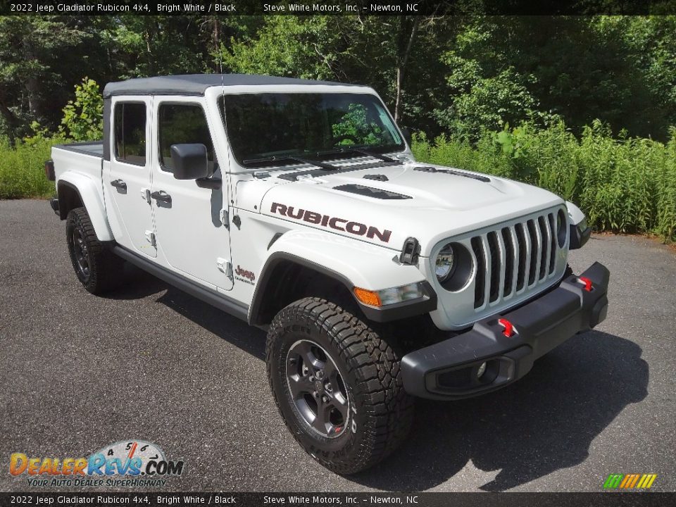 2022 Jeep Gladiator Rubicon 4x4 Bright White / Black Photo #4