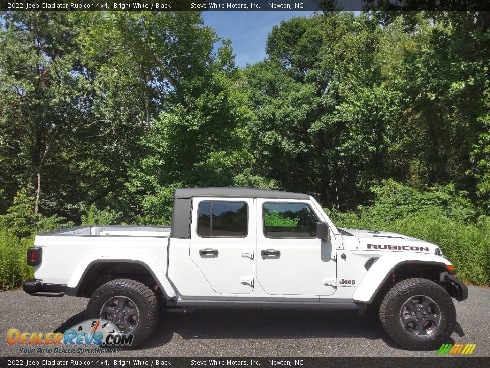 2022 Jeep Gladiator Rubicon 4x4 Bright White / Black Photo #5
