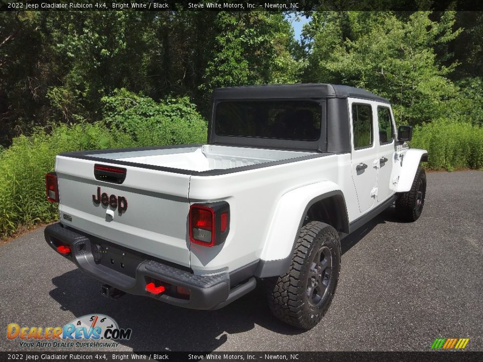 2022 Jeep Gladiator Rubicon 4x4 Bright White / Black Photo #6