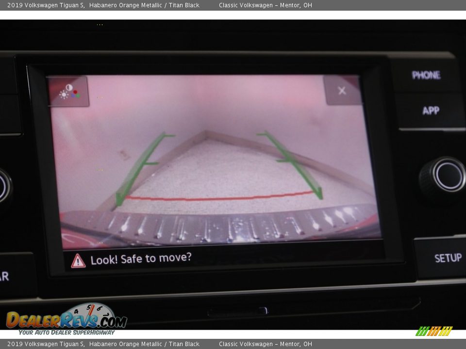 2019 Volkswagen Tiguan S Habanero Orange Metallic / Titan Black Photo #11
