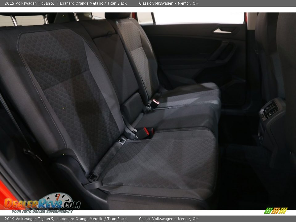 2019 Volkswagen Tiguan S Habanero Orange Metallic / Titan Black Photo #14