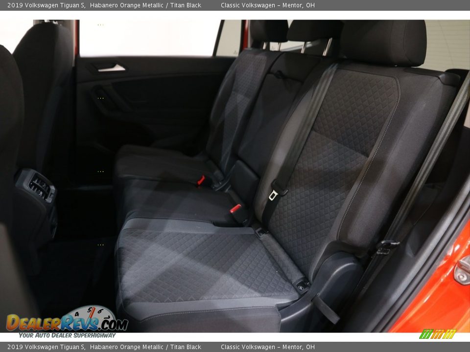 2019 Volkswagen Tiguan S Habanero Orange Metallic / Titan Black Photo #15