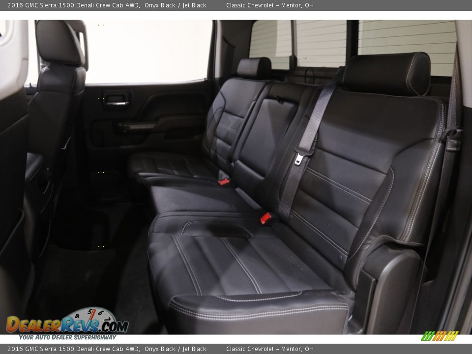 2016 GMC Sierra 1500 Denali Crew Cab 4WD Onyx Black / Jet Black Photo #19
