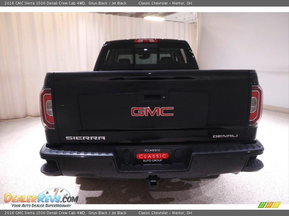 2016 GMC Sierra 1500 Denali Crew Cab 4WD Onyx Black / Jet Black Photo #20