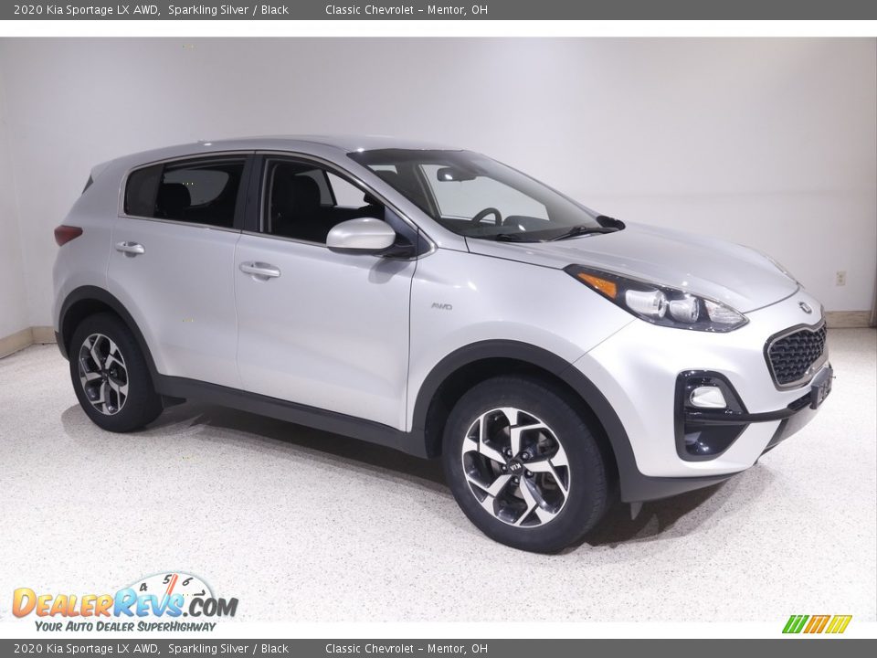 2020 Kia Sportage LX AWD Sparkling Silver / Black Photo #1