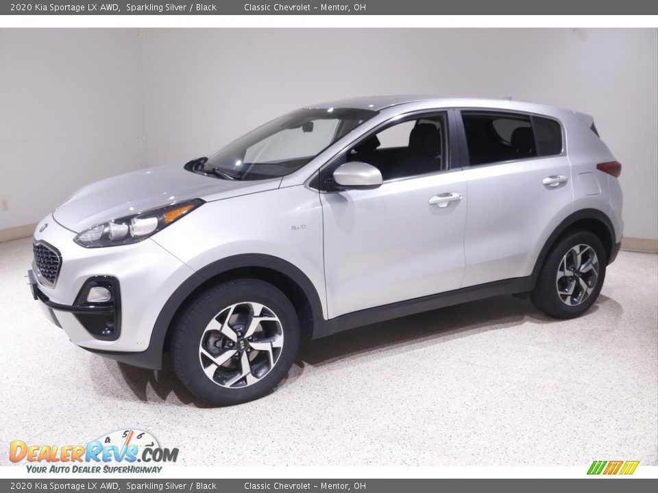 2020 Kia Sportage LX AWD Sparkling Silver / Black Photo #3