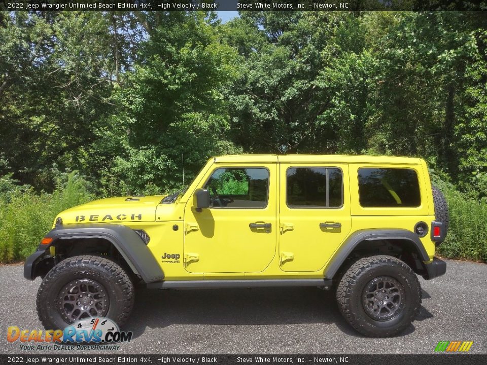 High Velocity 2022 Jeep Wrangler Unlimited Beach Edition 4x4 Photo #1