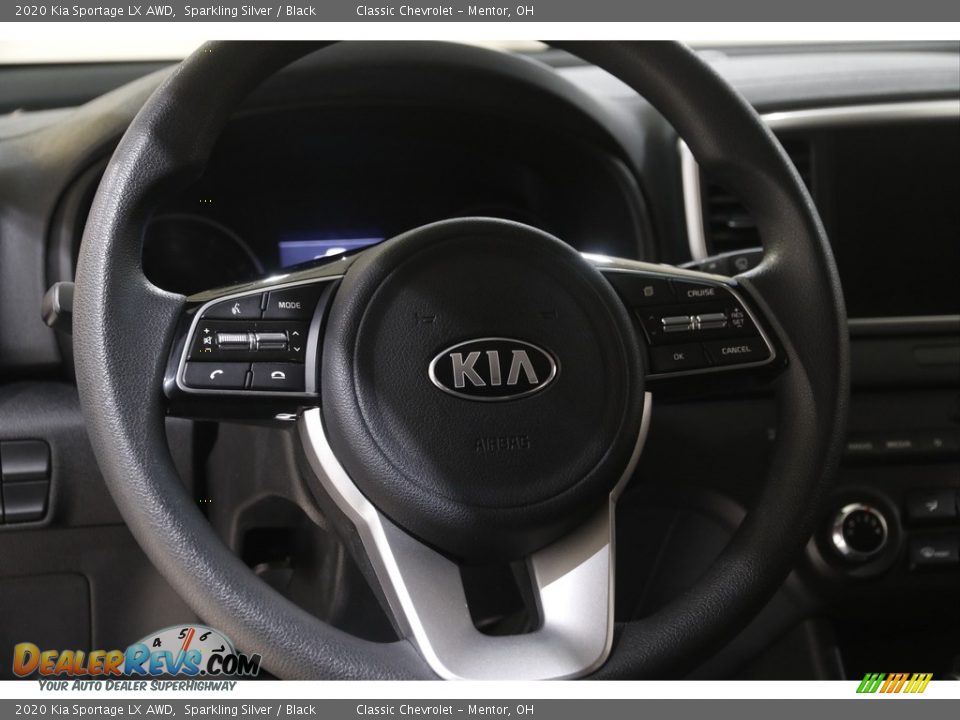 2020 Kia Sportage LX AWD Sparkling Silver / Black Photo #7
