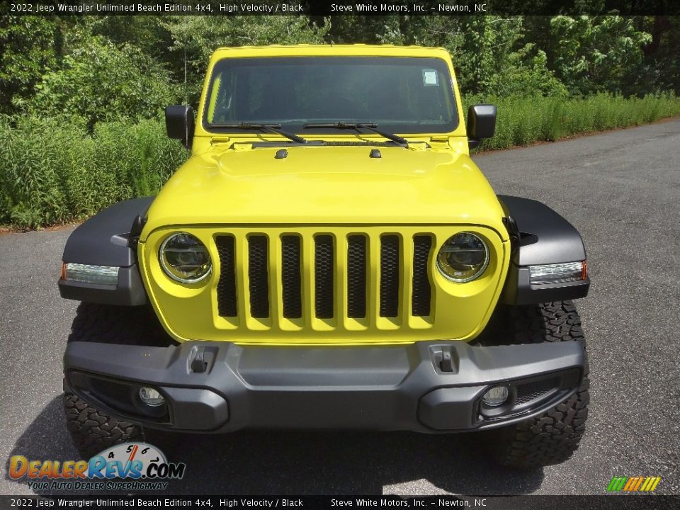 2022 Jeep Wrangler Unlimited Beach Edition 4x4 High Velocity / Black Photo #3