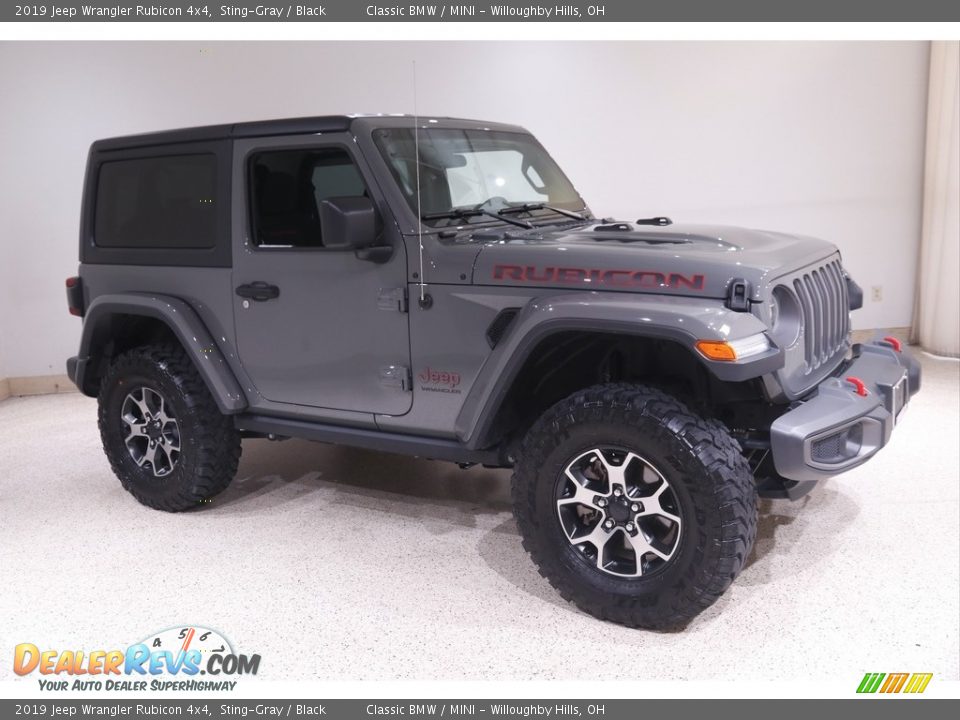 2019 Jeep Wrangler Rubicon 4x4 Sting-Gray / Black Photo #1