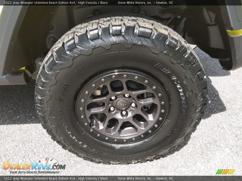 2022 Jeep Wrangler Unlimited Beach Edition 4x4 High Velocity / Black Photo #9