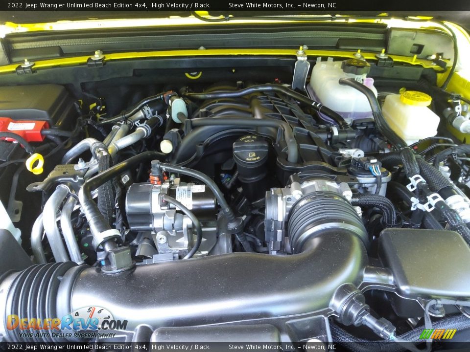 2022 Jeep Wrangler Unlimited Beach Edition 4x4 3.6 Liter DOHC 24-Valve VVT V6 Engine Photo #10