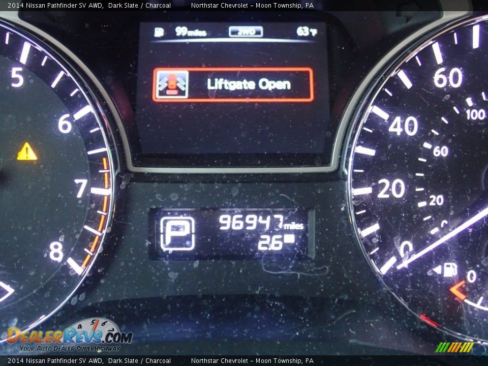 2014 Nissan Pathfinder SV AWD Dark Slate / Charcoal Photo #29
