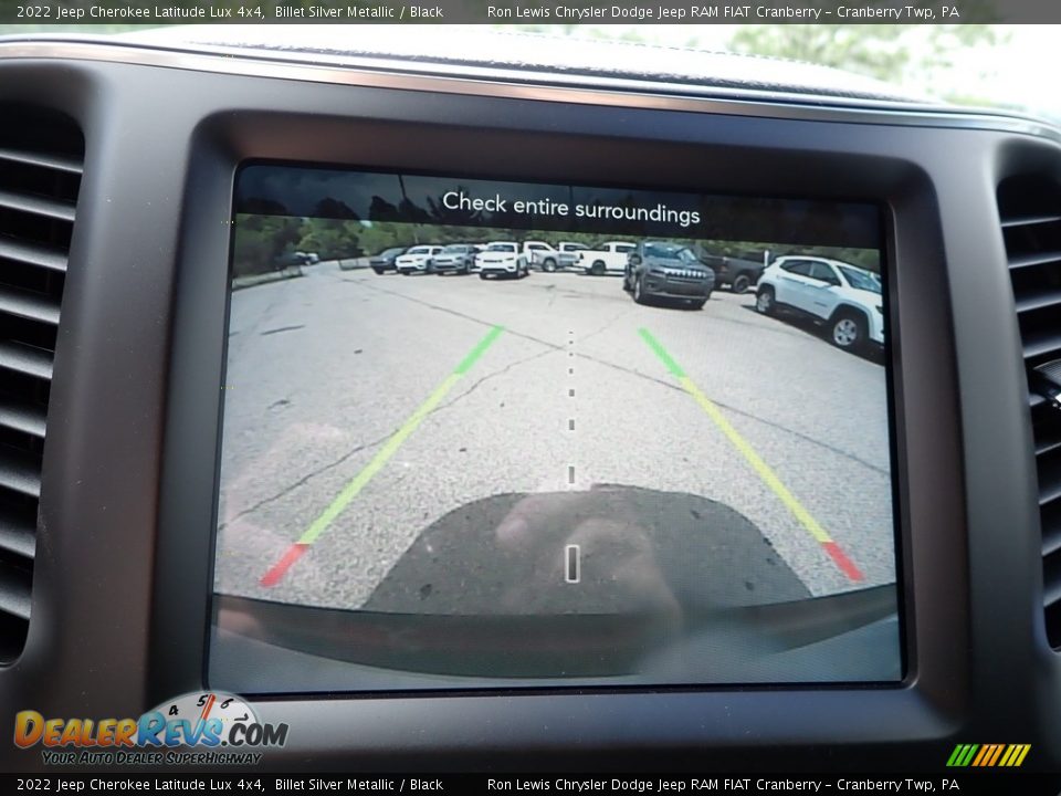 2022 Jeep Cherokee Latitude Lux 4x4 Billet Silver Metallic / Black Photo #18