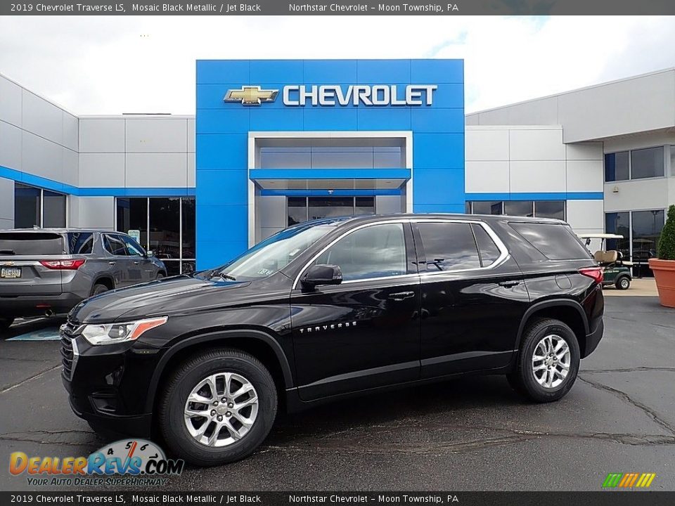 2019 Chevrolet Traverse LS Mosaic Black Metallic / Jet Black Photo #1