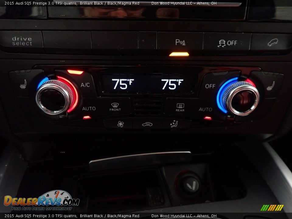 2015 Audi SQ5 Prestige 3.0 TFSI quattro Brilliant Black / Black/Magma Red Photo #3