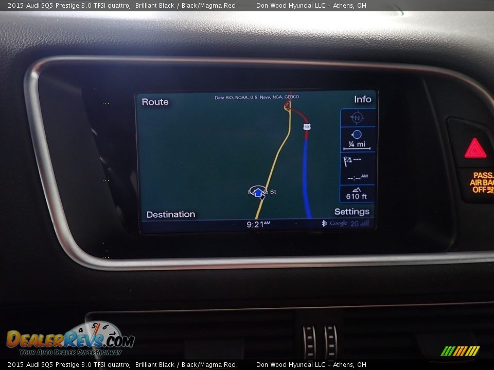 2015 Audi SQ5 Prestige 3.0 TFSI quattro Brilliant Black / Black/Magma Red Photo #4