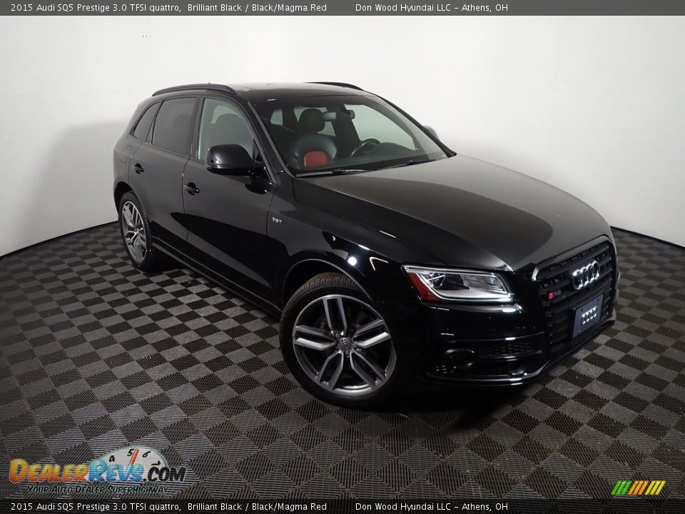 2015 Audi SQ5 Prestige 3.0 TFSI quattro Brilliant Black / Black/Magma Red Photo #6