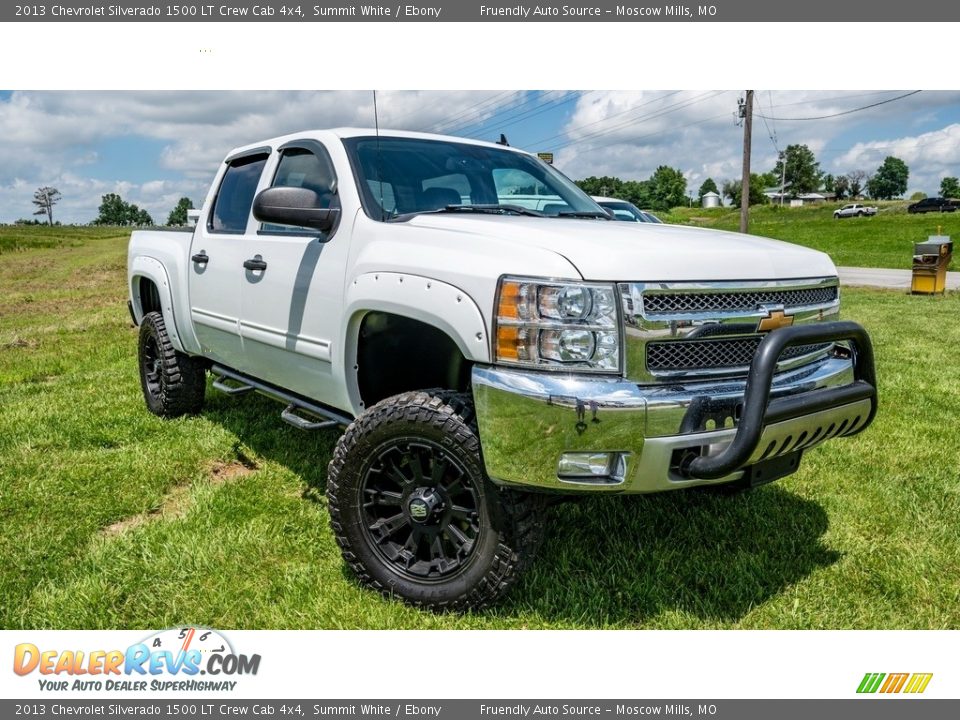 2013 Chevrolet Silverado 1500 LT Crew Cab 4x4 Summit White / Ebony Photo #1