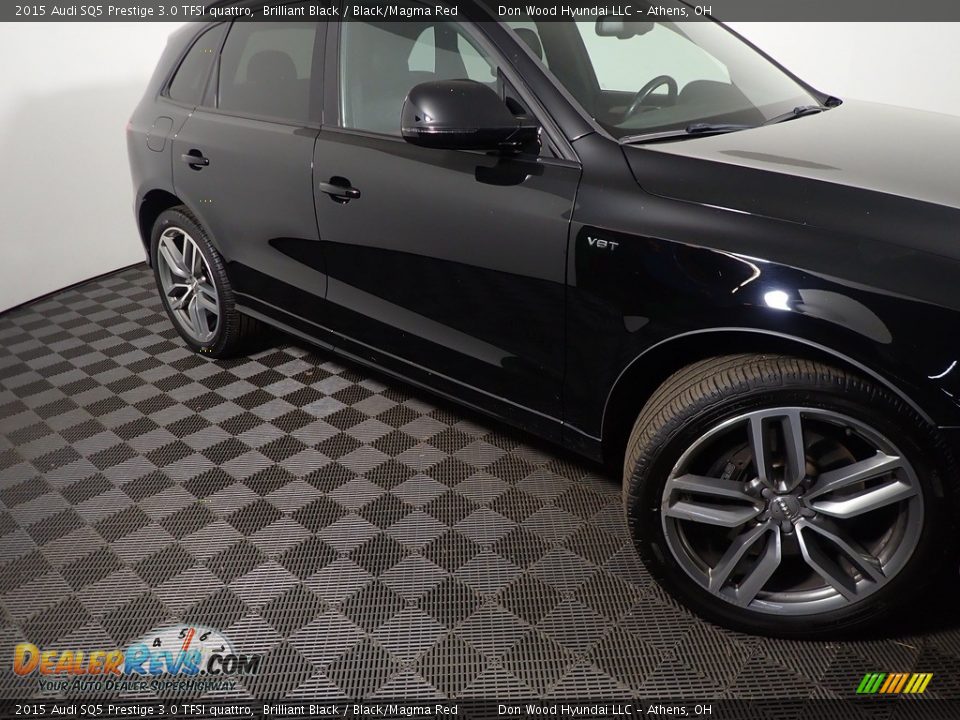 2015 Audi SQ5 Prestige 3.0 TFSI quattro Brilliant Black / Black/Magma Red Photo #7