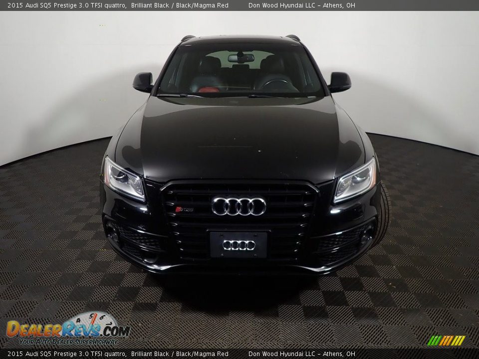 2015 Audi SQ5 Prestige 3.0 TFSI quattro Brilliant Black / Black/Magma Red Photo #8