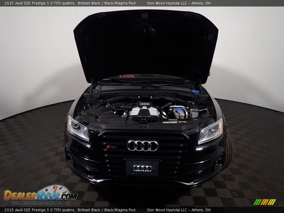 2015 Audi SQ5 Prestige 3.0 TFSI quattro Brilliant Black / Black/Magma Red Photo #9