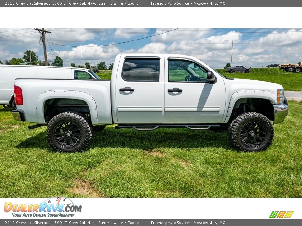 2013 Chevrolet Silverado 1500 LT Crew Cab 4x4 Summit White / Ebony Photo #3