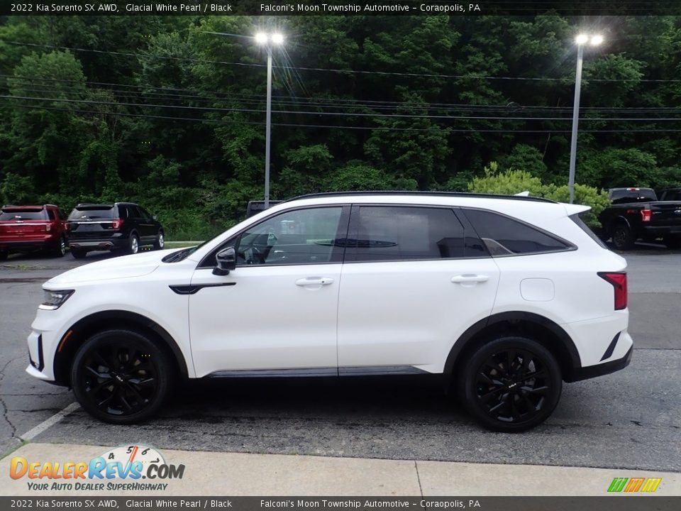 2022 Kia Sorento SX AWD Glacial White Pearl / Black Photo #6