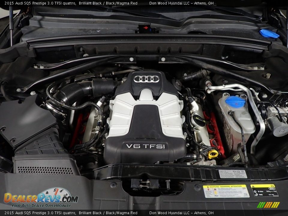 2015 Audi SQ5 Prestige 3.0 TFSI quattro Brilliant Black / Black/Magma Red Photo #10