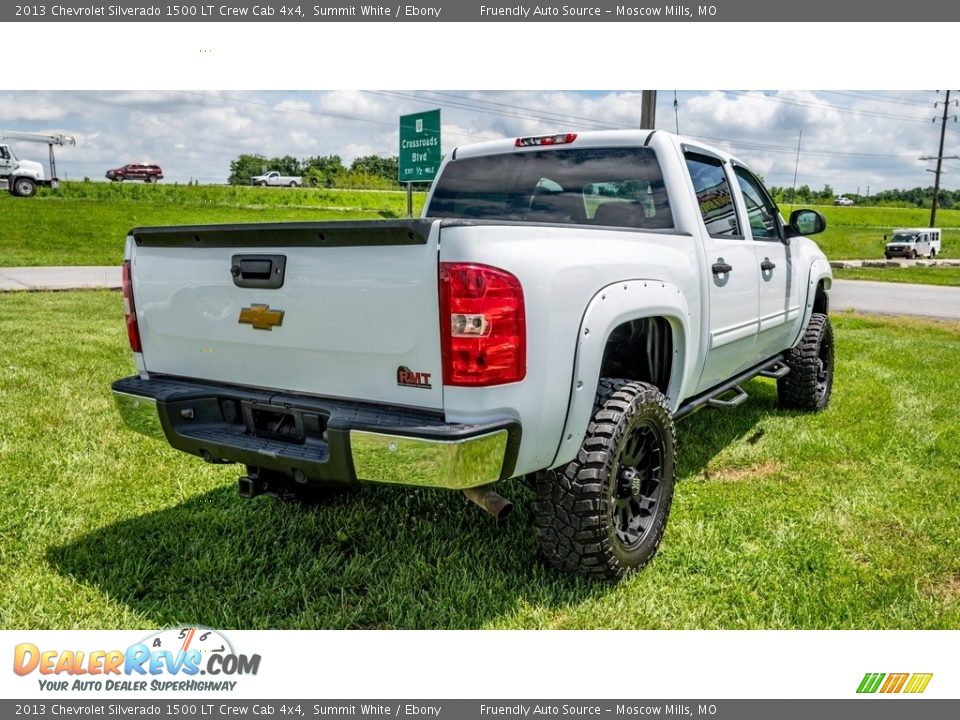 2013 Chevrolet Silverado 1500 LT Crew Cab 4x4 Summit White / Ebony Photo #4