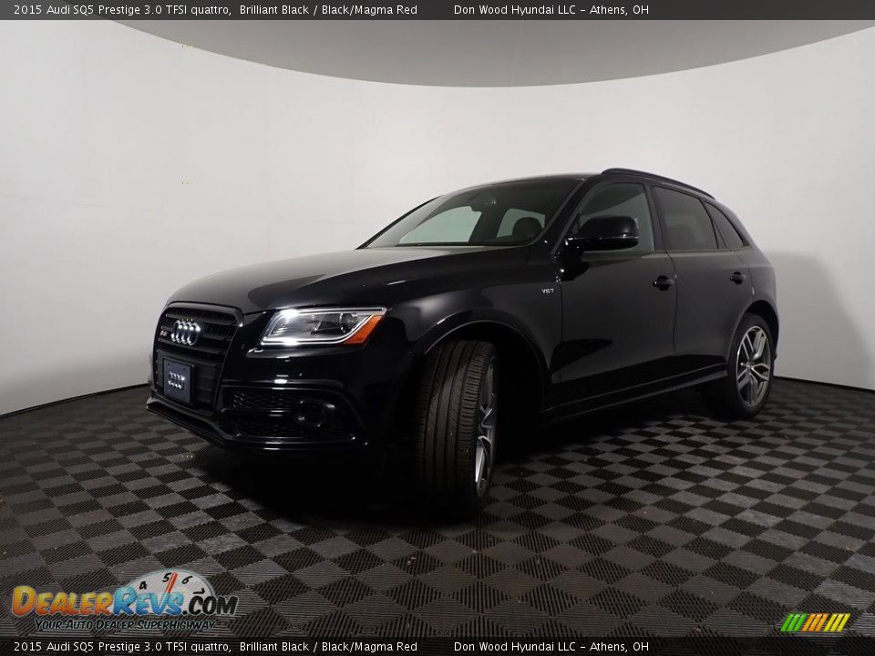 2015 Audi SQ5 Prestige 3.0 TFSI quattro Brilliant Black / Black/Magma Red Photo #11