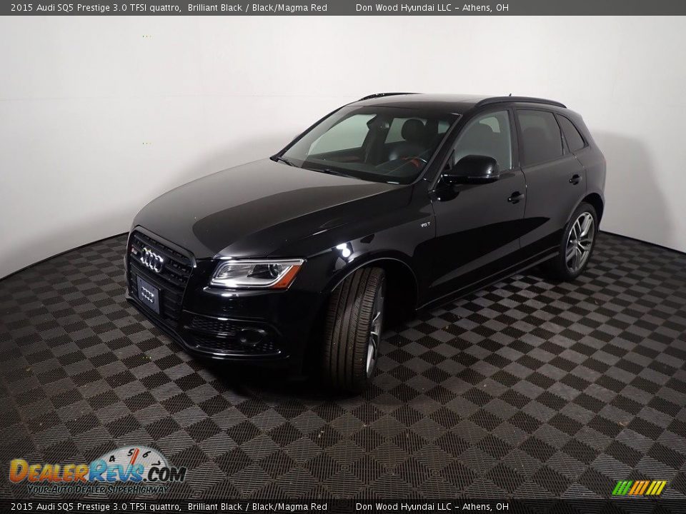 2015 Audi SQ5 Prestige 3.0 TFSI quattro Brilliant Black / Black/Magma Red Photo #12